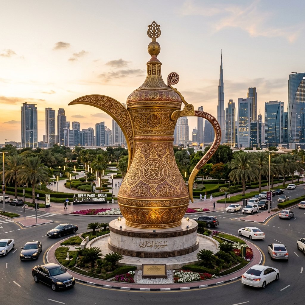 مجسمات تراثية ومعالم فايبر جلاس